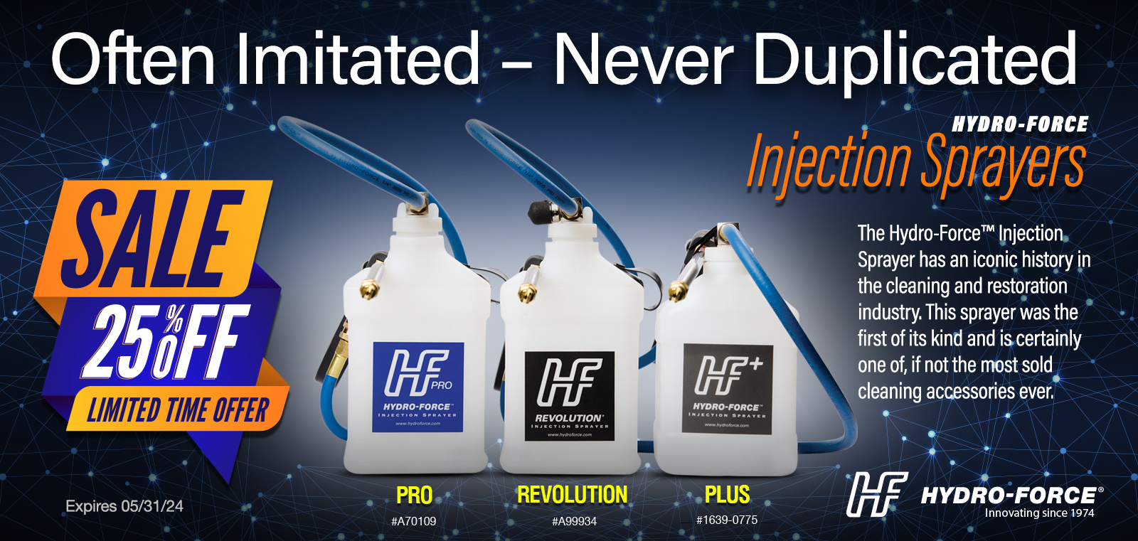 Injection Sprayers May Promo